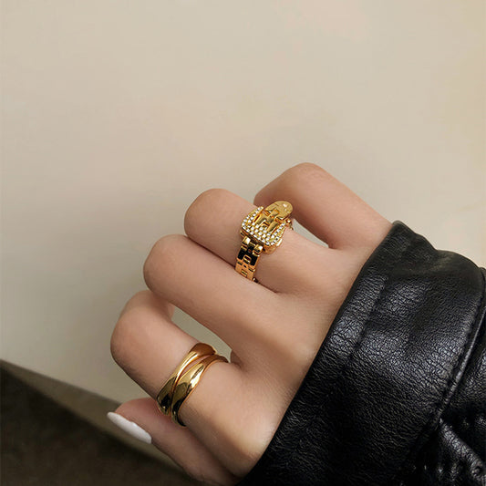 Adjustable Belt Buckle Ring