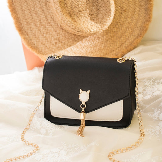 Golden Leather Bag