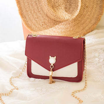 Golden Leather Bag